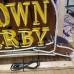 New Brown Derby Painted Metal Neon Sign 54"W x 36"H